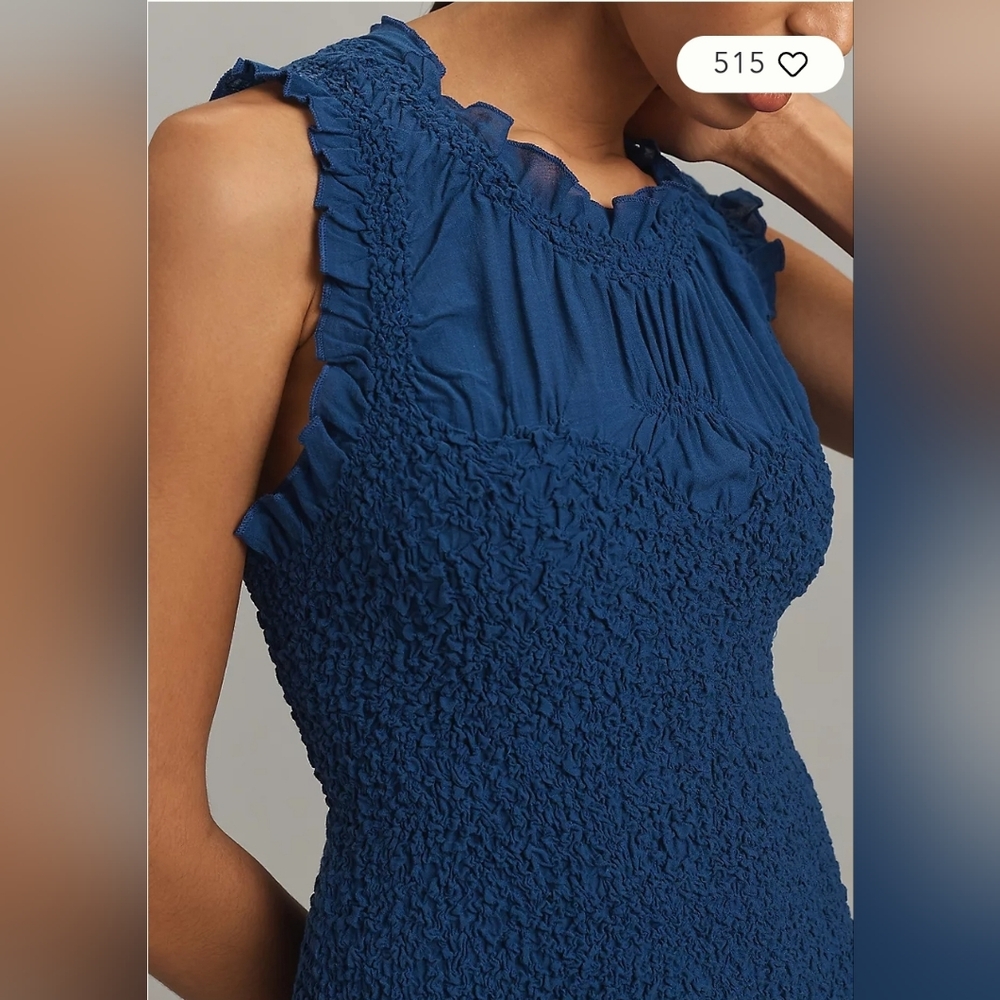 Anthropologie Mock Neck textured mini